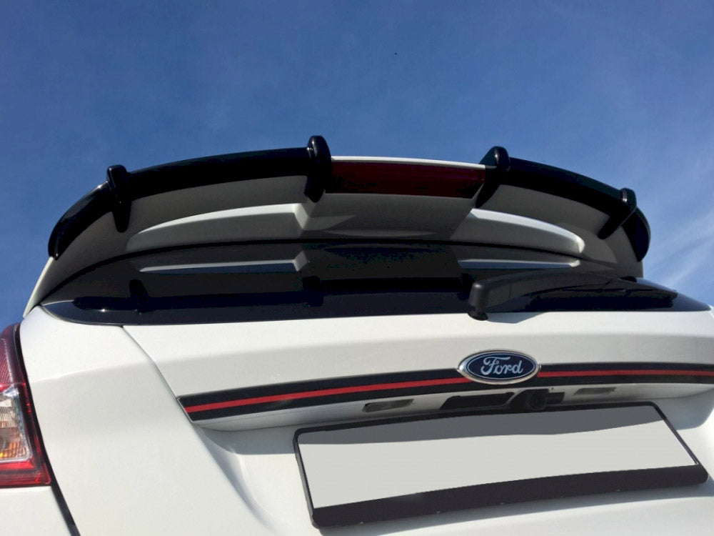 Roof Spoiler Extension Ford Fiesta MK7 ST / Zetec S Facelift Primer Painted Maxton Design