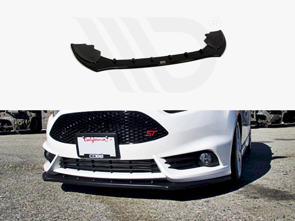 Front Splitter V.1 Fiesta MK7 ST Facelift 2013-2017 Maxton Design