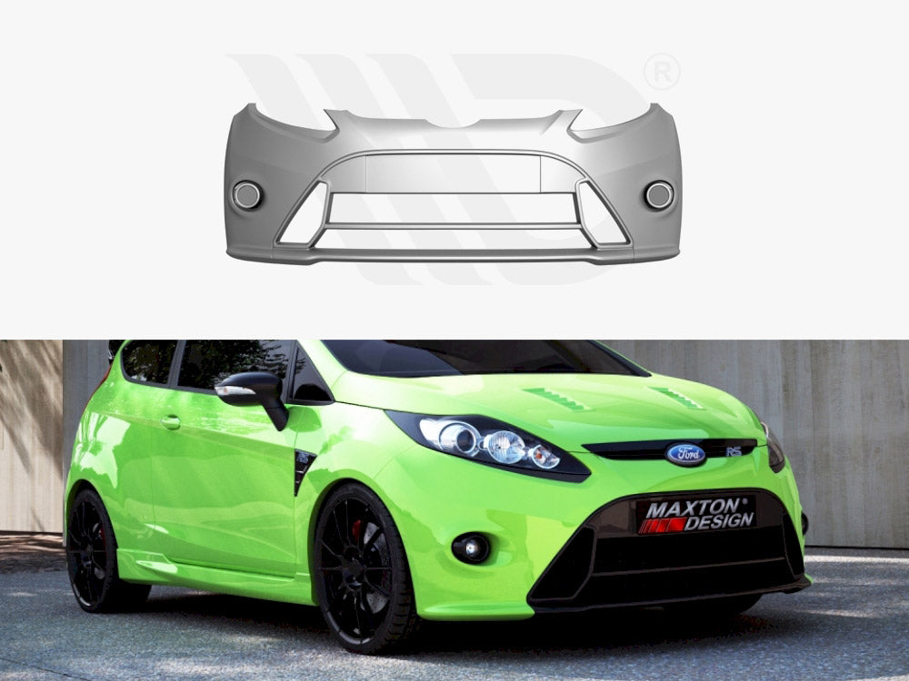 Front Bumper Ford Fiesta MK7 (Focus RS Look) Maxton Design