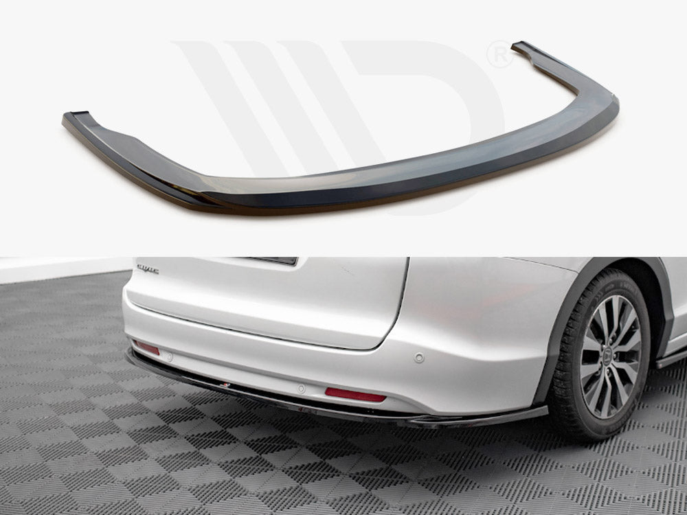 Central Rear Splitter Honda Civic Tourer MK9 2011-2014 Maxton Design