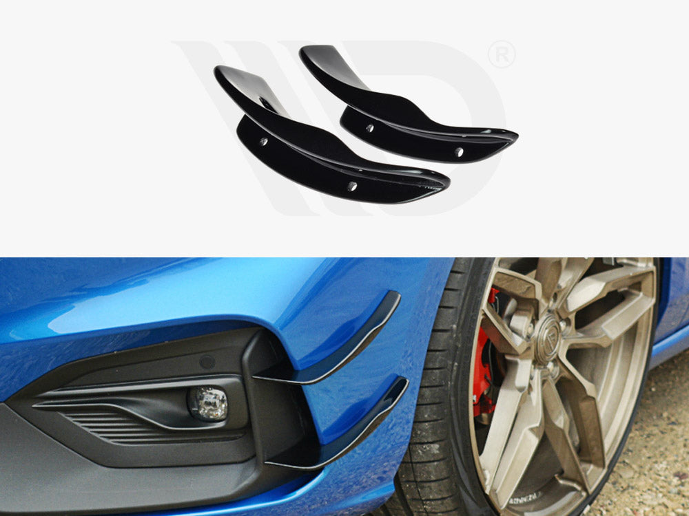 Front Bumper Wings (Canards) Ford Focus ST / ST-Line Mk4 Maxton Design