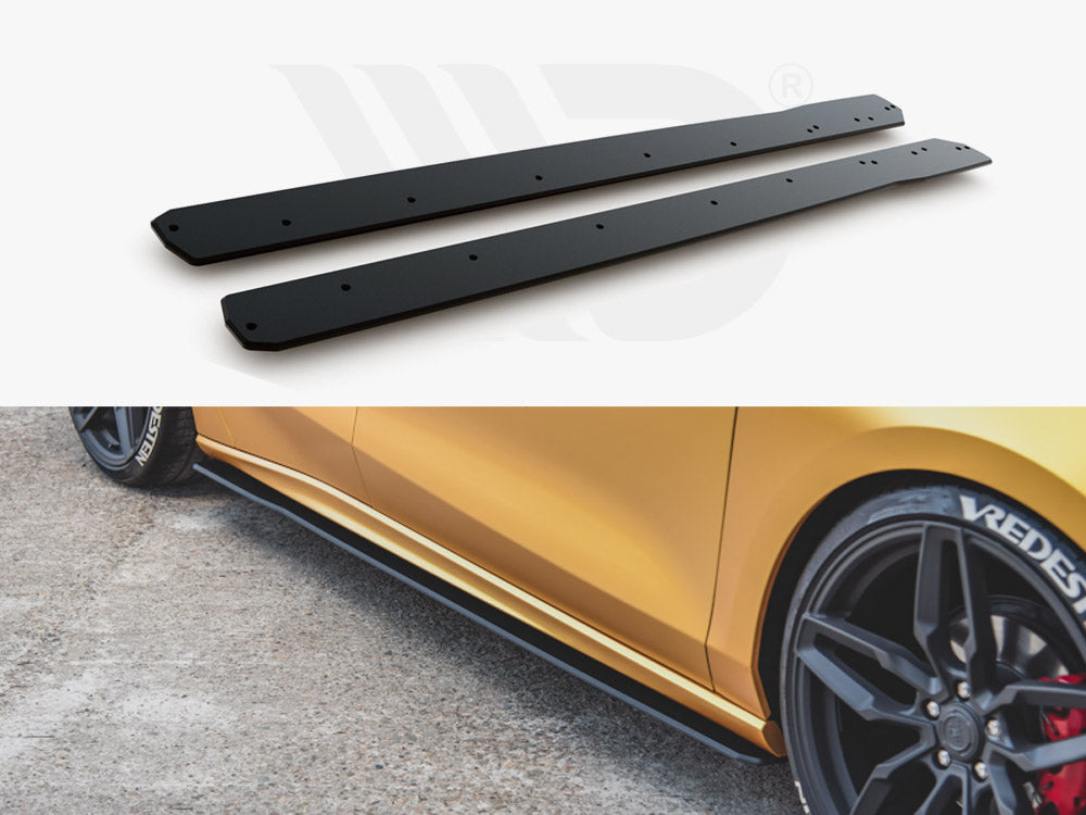 Street PRO Side Skirt Diffusers Ford Focus ST / ST-Line Mk4 Maxton Design