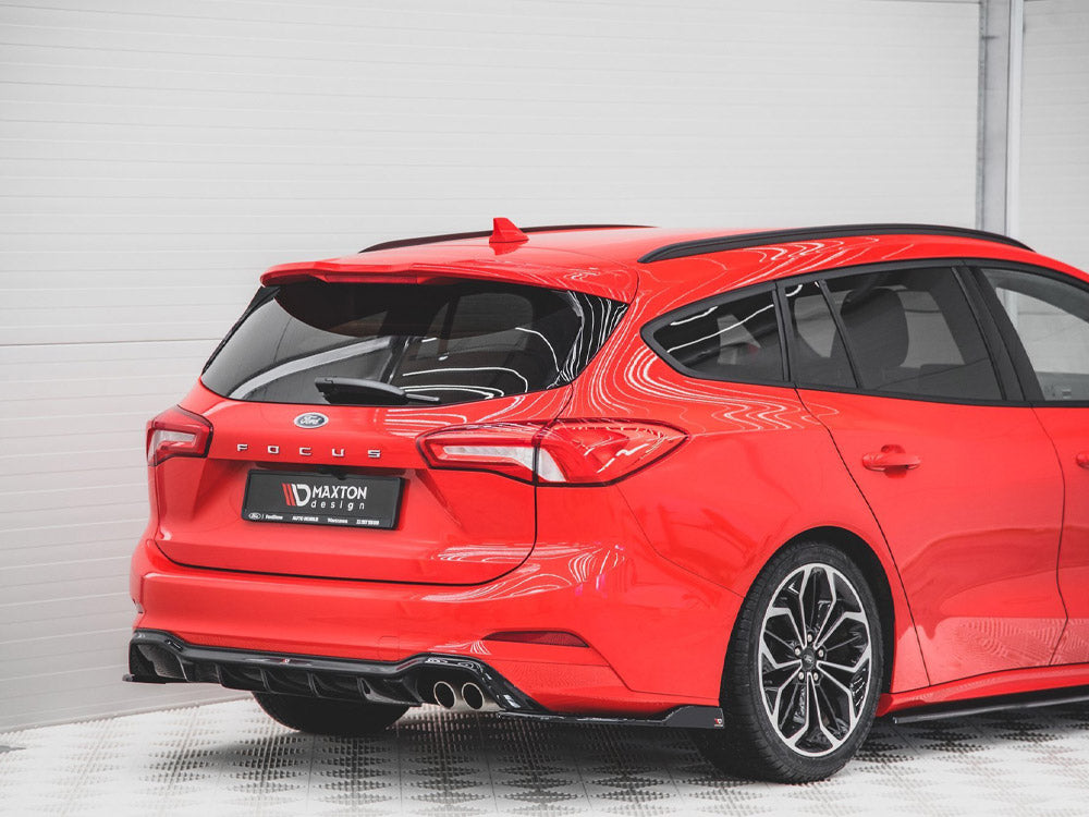 Rear Side Splitters V.4 Ford Focus ST-Line Estate Mk4 2018- Maxton Design