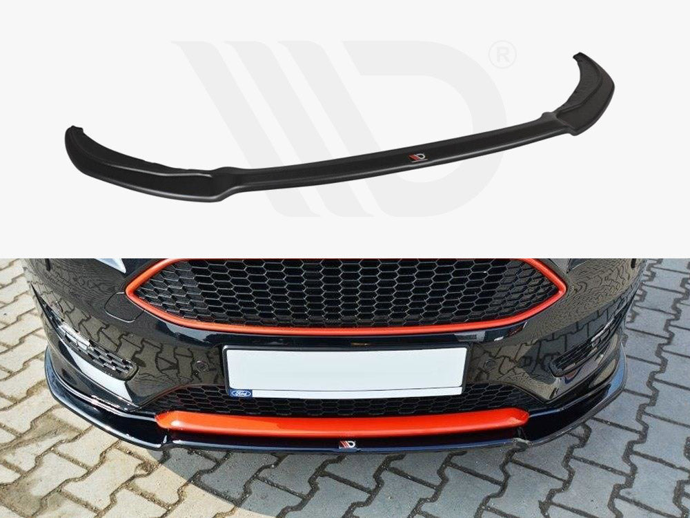 Front Splitter V.2 Ford Focus 3 St-line (Facelift) 2015-2018 Maxton Design