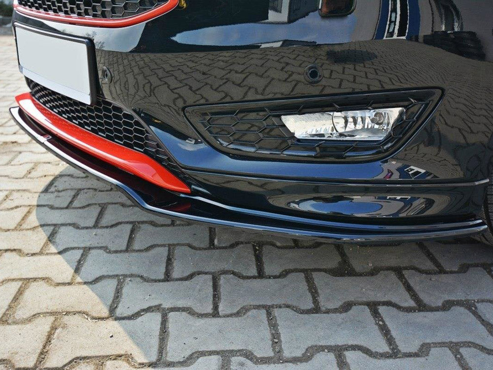 Front Splitter V.2 Ford Focus 3 St-line (Facelift) 2015-2018 Maxton Design