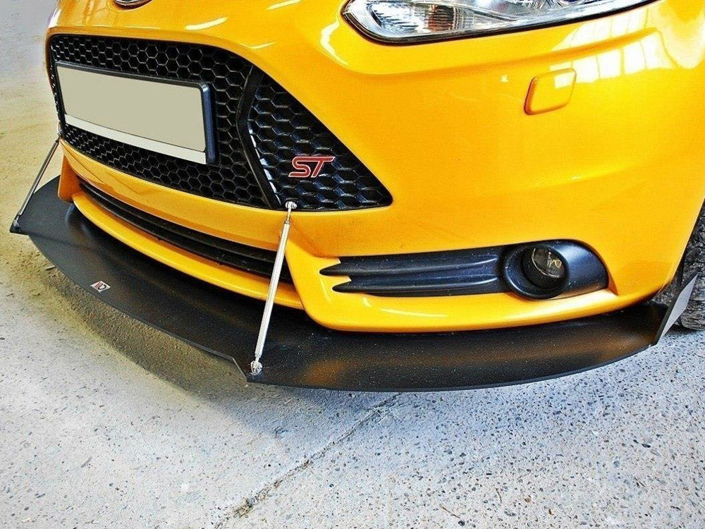 Front Racing Splitter Focus ST MK3 Preface Model Version 2 Maxton Design