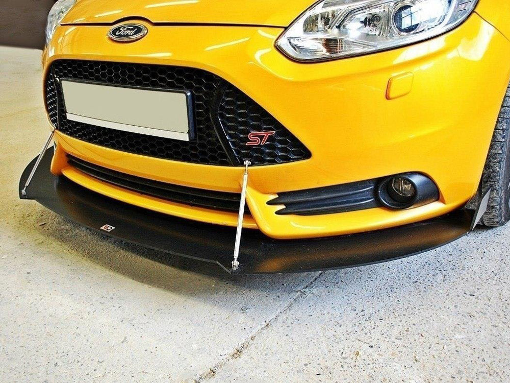 Front Racing Splitter Focus ST MK3 Preface Model Version 2 Maxton Design