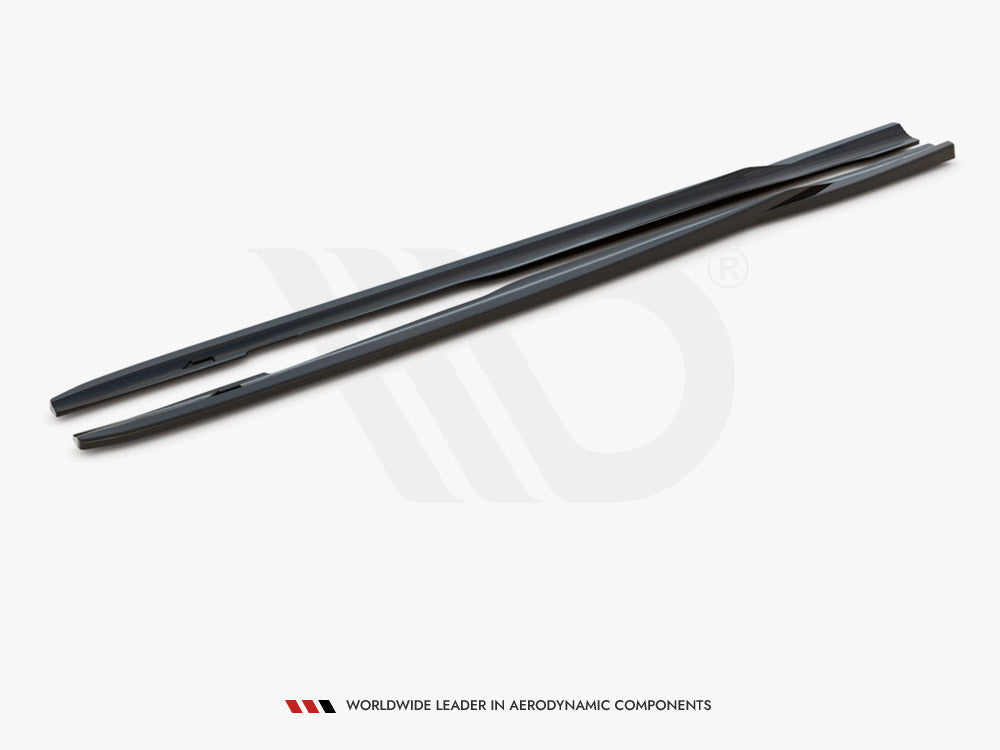 Side Skirts Diffusers V2 Ford Focus ST &amp; RS MK3 2015-2018 Maxton Design