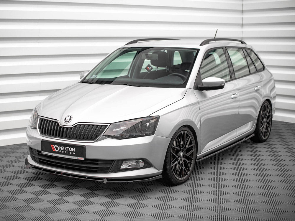 Front Splitter V.1 Skoda Fabia MK3 2014-2019 Maxton Design