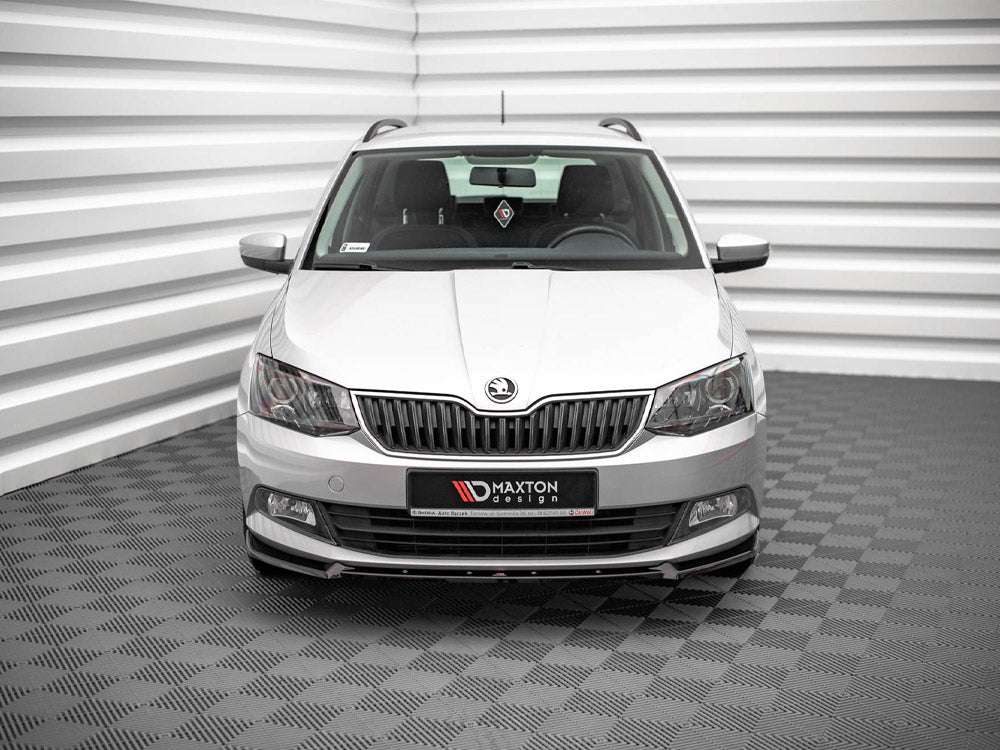 Front Splitter V.1 Skoda Fabia MK3 2014-2019 Maxton Design