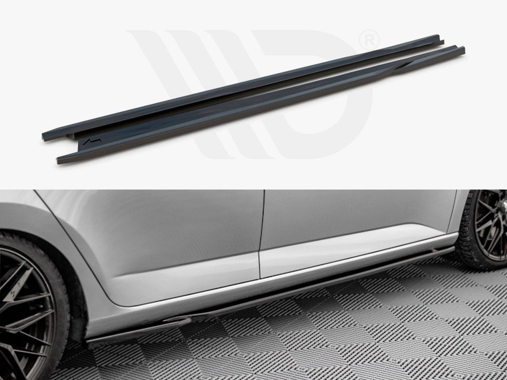 Side Skirts Diffusers Skoda Fabia MK3 2014-2019 Maxton Design