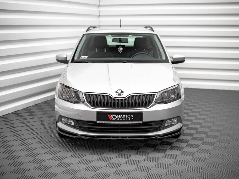 Front Splitter V.2 Skoda Fabia MK3 2014-2019 Maxton Design