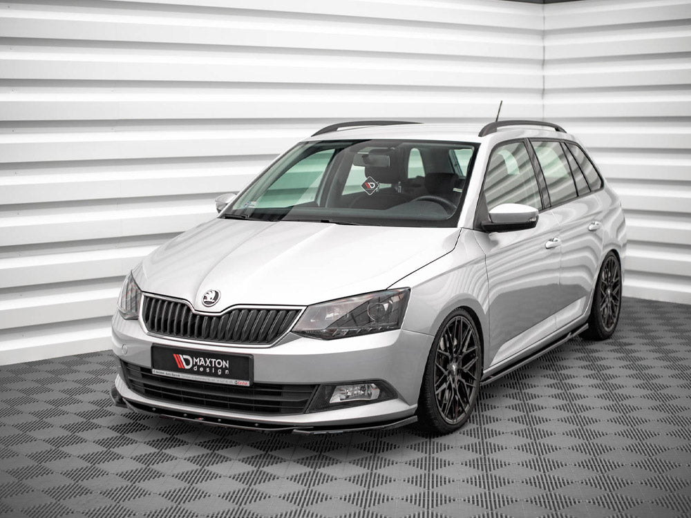 Front Splitter V.2 Skoda Fabia MK3 2014-2019 Maxton Design