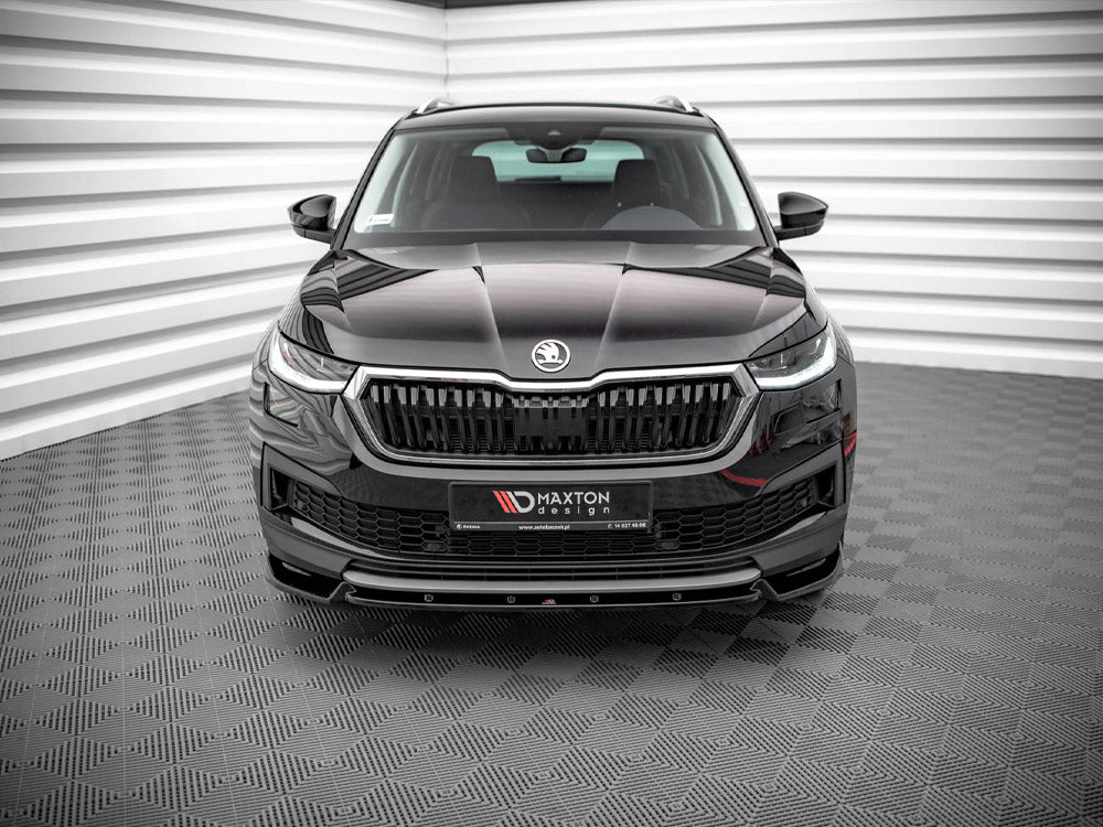 Front Splitter V.1 Skoda Kodiaq MK1 Facelift 2021- Maxton Design