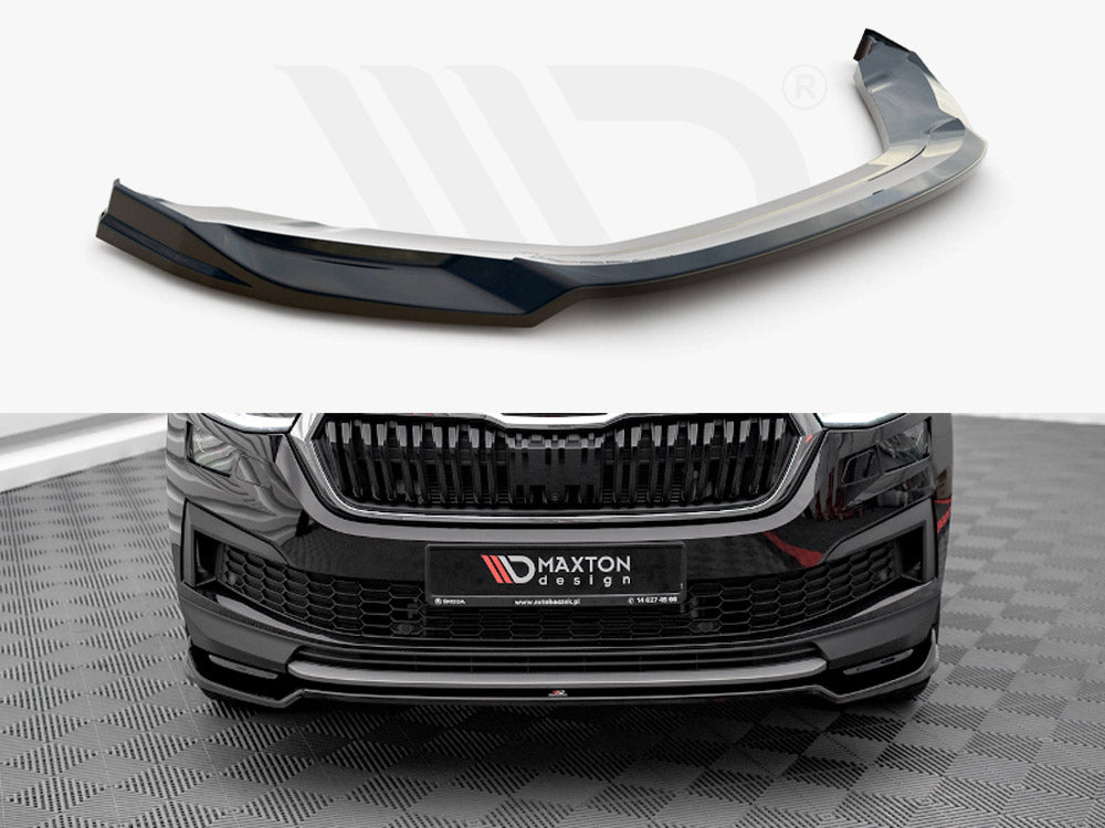 Front Splitter V.2 Skoda Kodiaq MK1 Facelift 2021- Maxton Design