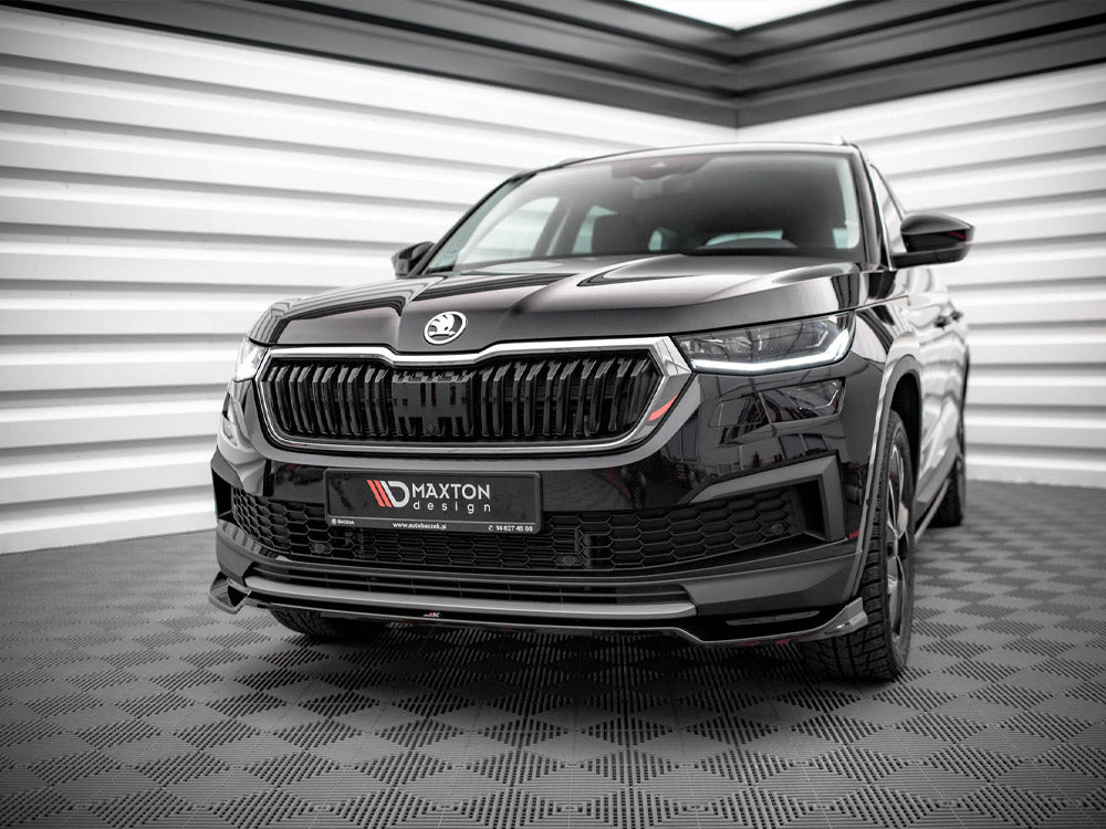 Front Splitter V.2 Skoda Kodiaq MK1 Facelift 2021- Maxton Design