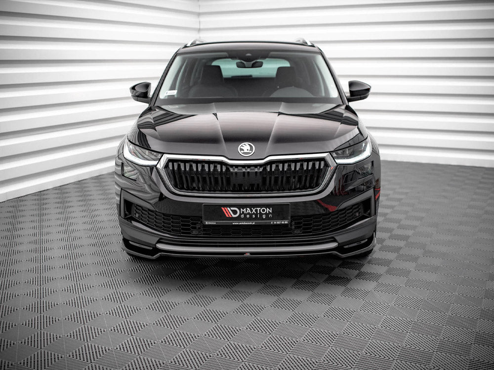 Front Splitter V.2 Skoda Kodiaq MK1 Facelift 2021- Maxton Design