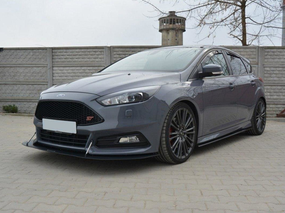 Front Racing Splitter Ford Focus ST MK3 Facelift Maxton Design