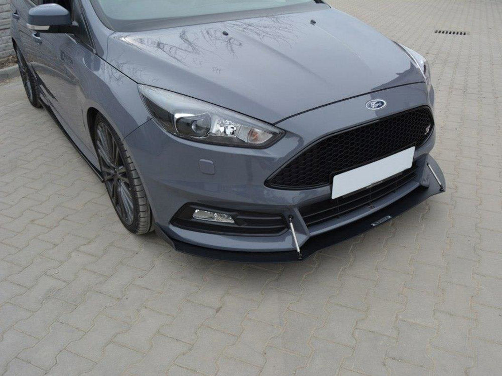 Front Racing Splitter V.2 Ford Focus 3 ST (Facelift) Maxton Design