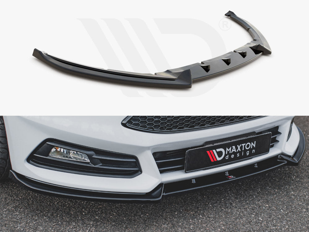 Front Splitter V4 Ford Focus ST MK3 Facelift 2015-2018 Maxton Design