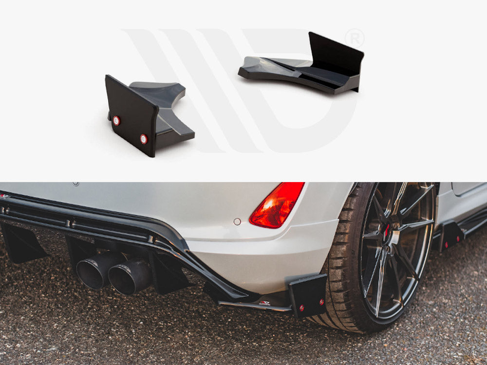 Rear Side Splitters V.4 + Flaps Ford Fiesta ST Mk8 Maxton Design