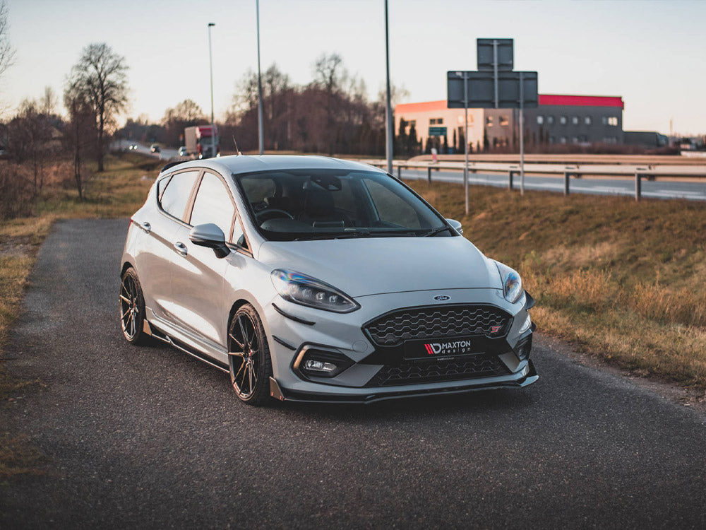 Front Bumper Wings (Canards) V.3 Ford Fiesta MK8 ST / St-line 2017- Maxton Design