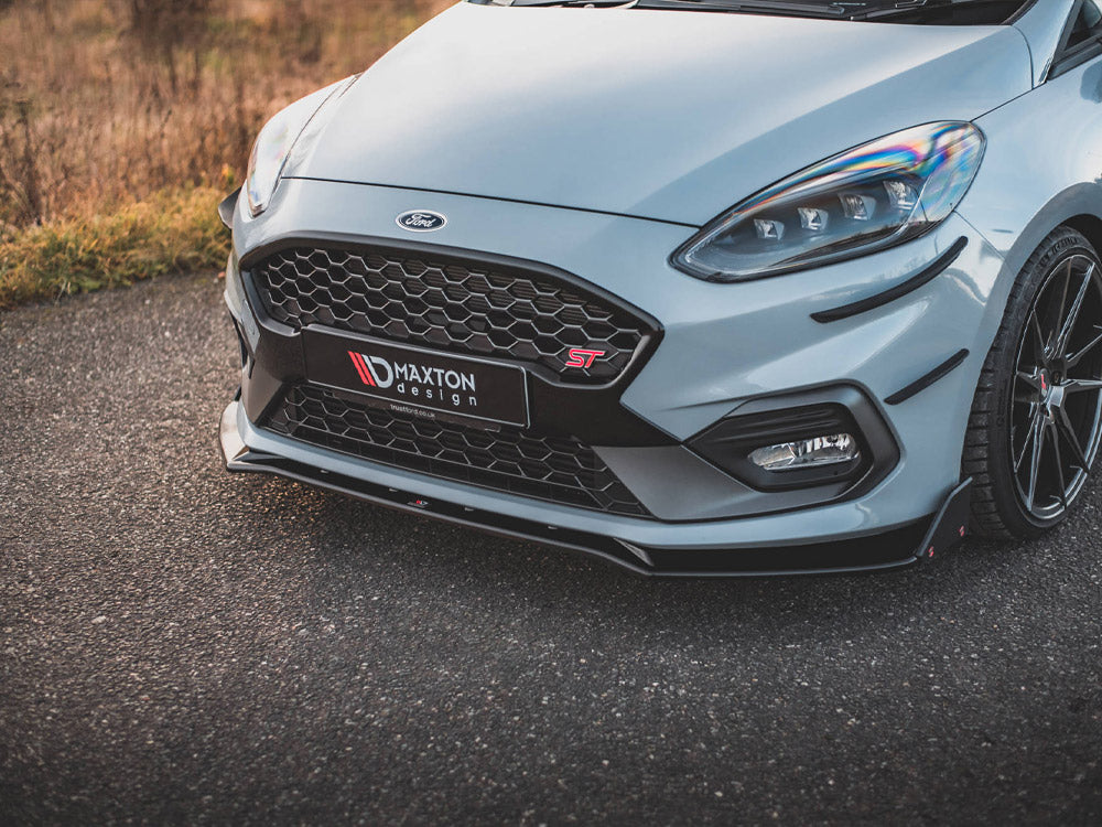 Front Bumper Wings (Canards) V.3 Ford Fiesta MK8 ST / St-line 2017- Maxton Design