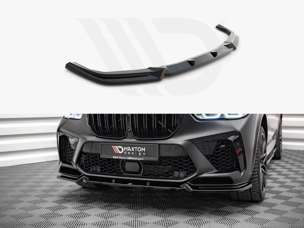 Front Splitter V.1 Bmw X5M F95 2018- Maxton Design