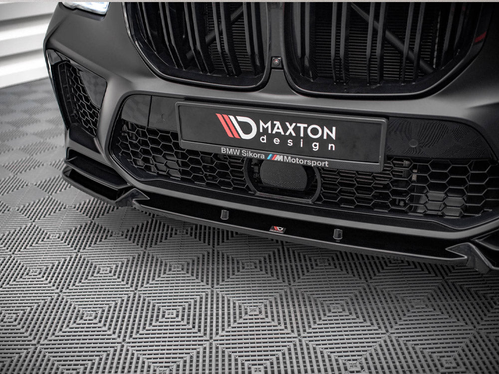 Front Splitter V.1 Bmw X5M F95 2018- Maxton Design