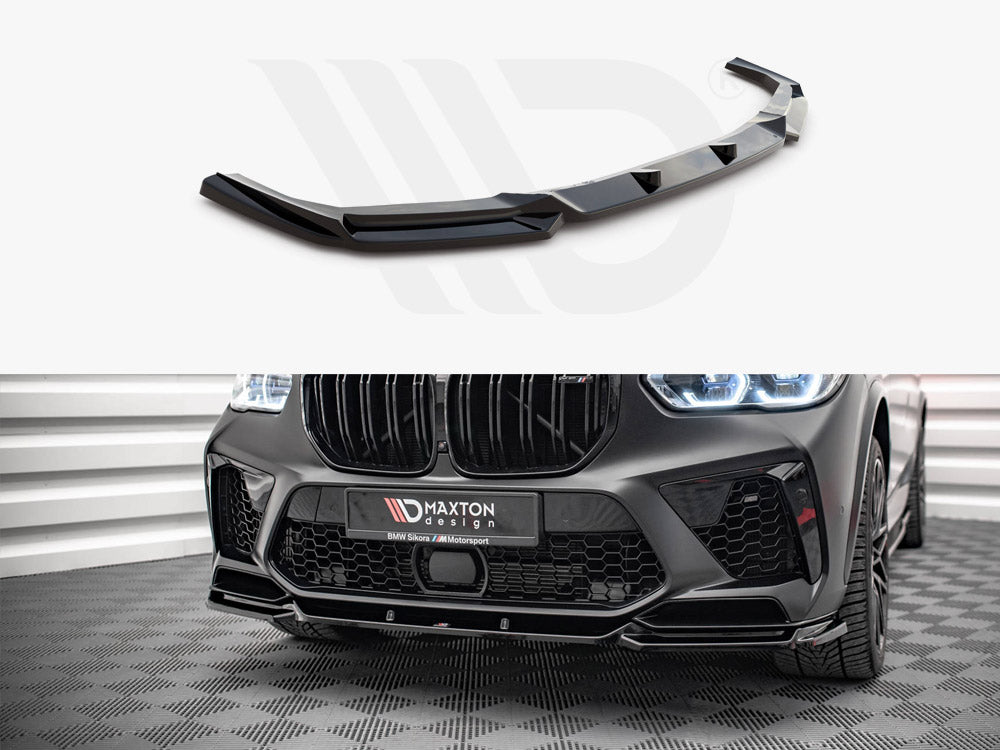 Front Splitter V.2 Bmw X5M F95 2018- Maxton Design