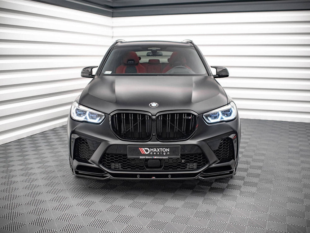 Front Splitter V.2 Bmw X5M F95 2018- Maxton Design