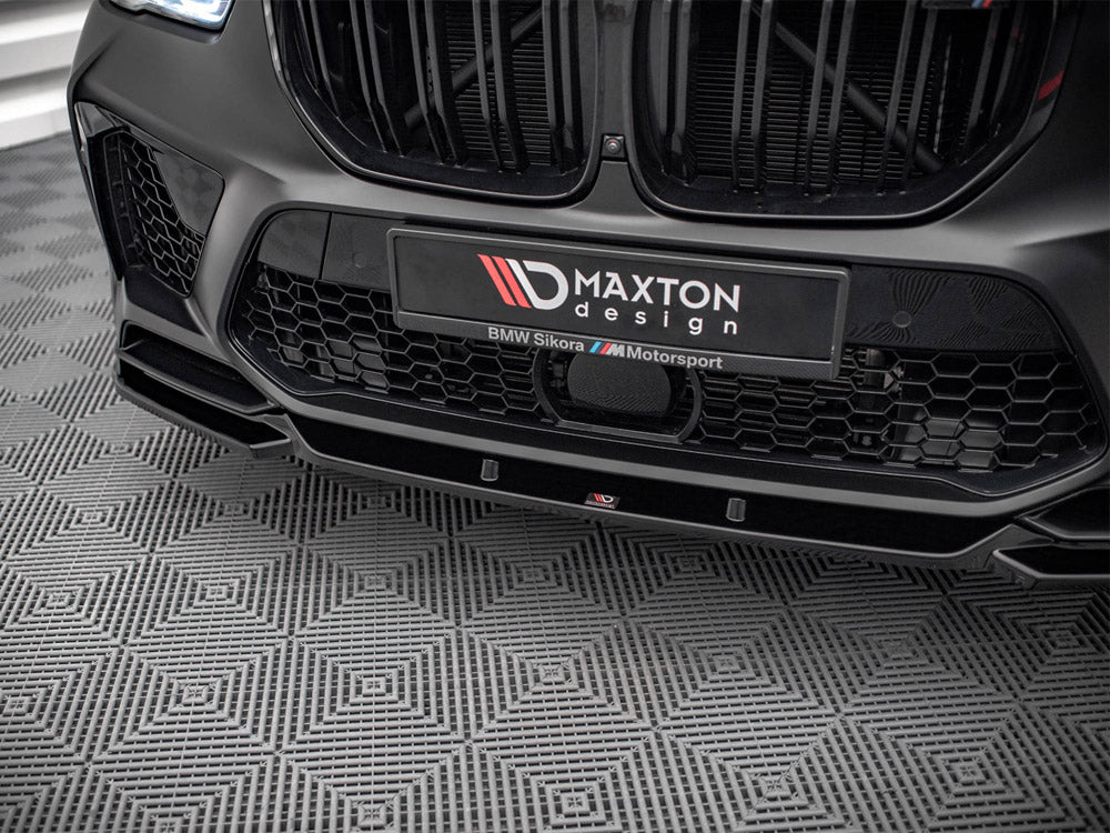 Front Splitter V.2 Bmw X5M F95 2018- Maxton Design