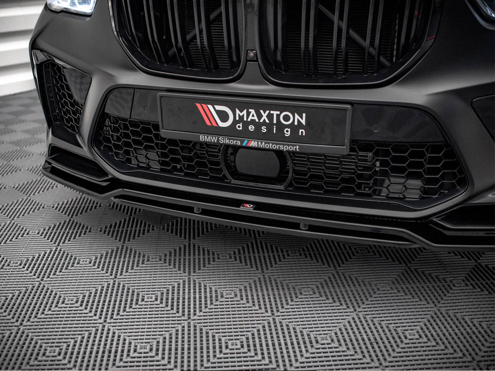 Front Splitter V.3 Bmw X5M F95 2018- Maxton Design