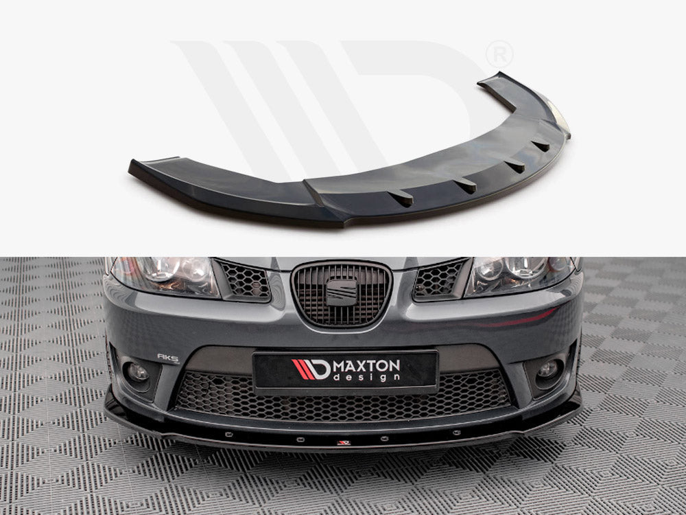 Front Splitter V.1 Seat Ibiza Cupra MK3 2004-2008 Maxton Design