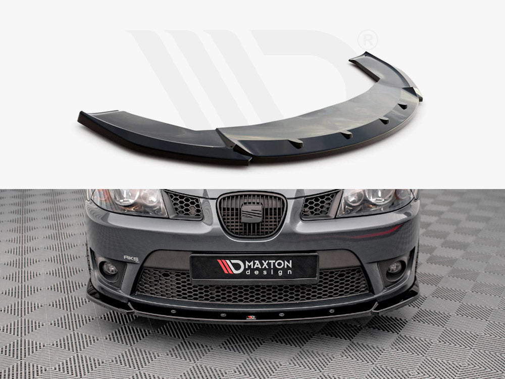 Front Splitter V.2 Seat Ibiza Cupra MK3 2004-2008 Maxton Design