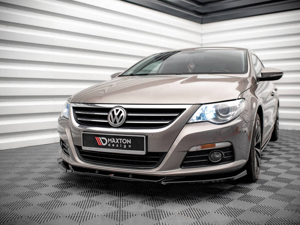 Front Splitter V.4 VW Passat CC 2008-2012 Maxton Design