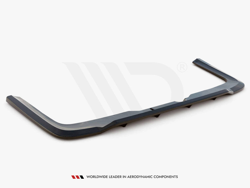 Central Rear Splitter (Vertical Bars) Mercedes V-class Amg-line W447 Facelift 2021- Maxton Design