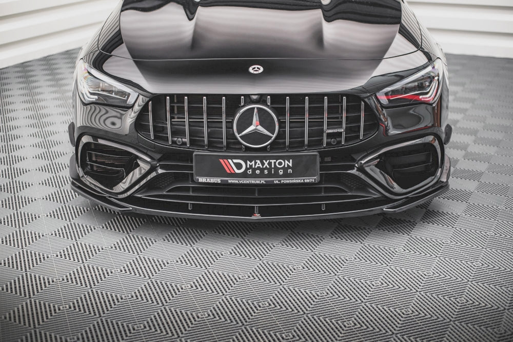 Front Splitter V.3 Mercedes-AMG CLA 45 AERO C118 2019- Maxton Design