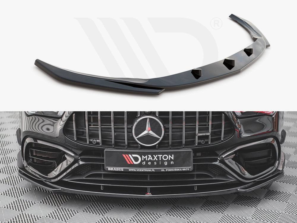 Front Splitter V.3 Mercedes-AMG CLA 45 AERO C118 2019- Maxton Design