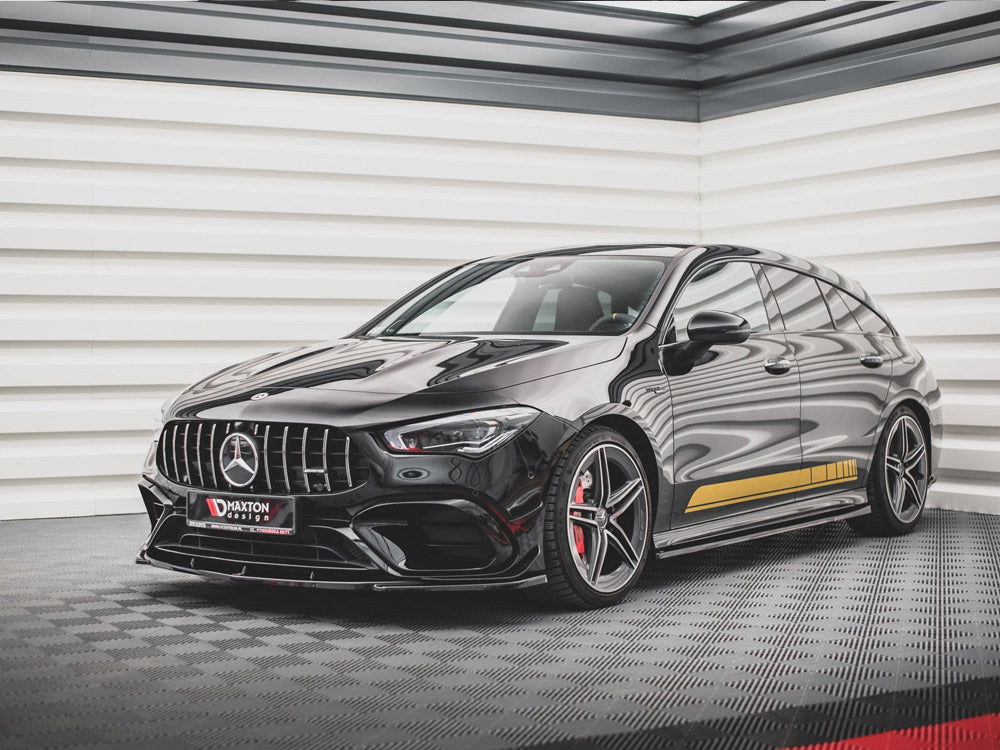 Front Splitter V.3 Mercedes-AMG CLA 45 AERO C118 2019- Maxton Design