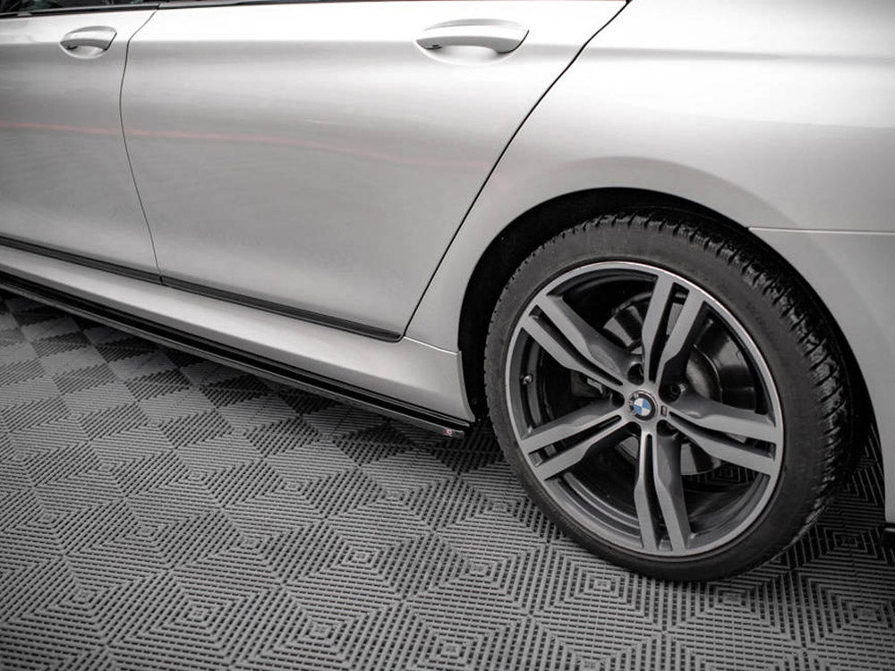 Side Skirts Diffusers Bmw 7 Long M-pack G12 2015- Maxton Design