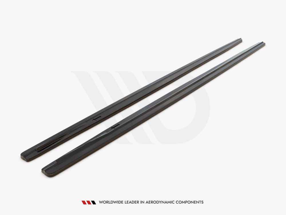 Side Skirts Diffusers Bmw 7 Long M-pack G12 2015- Maxton Design