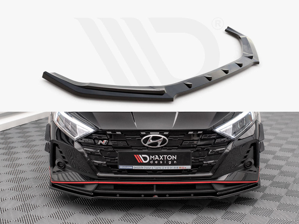 Front Splitter V.1 Hyundai I20 N MK3 2020- Maxton Design