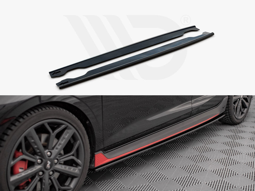 Side Skirts Diffusers Hyundai I20 N MK3 2020- Maxton Design