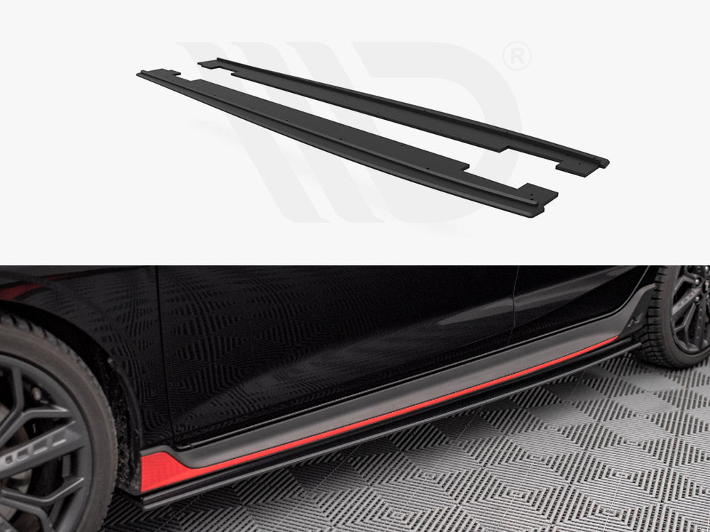 Street PRO Side Skirts Diffusers Hyundai I20 N MK3 2020- Maxton Design