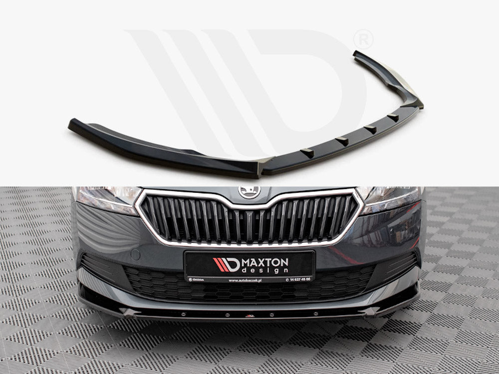 Front Splitter Skoda Fabia MK3 Facelift 2019- Maxton Design