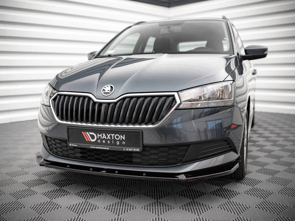 Front Splitter Skoda Fabia MK3 Facelift 2019- Maxton Design