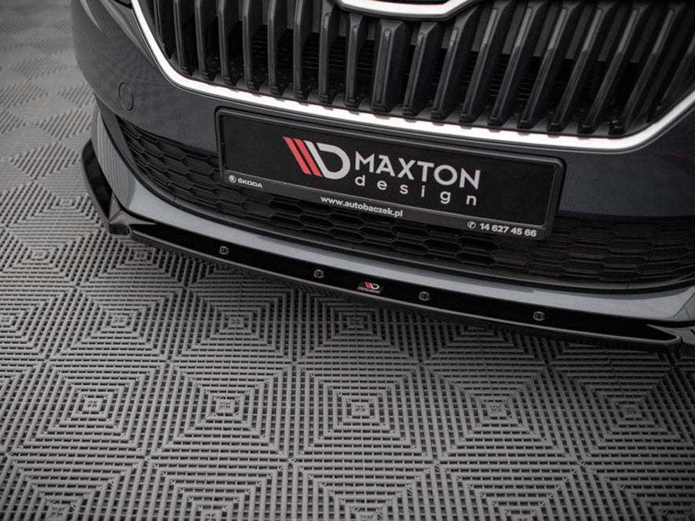 Front Splitter Skoda Fabia MK3 Facelift 2019- Maxton Design