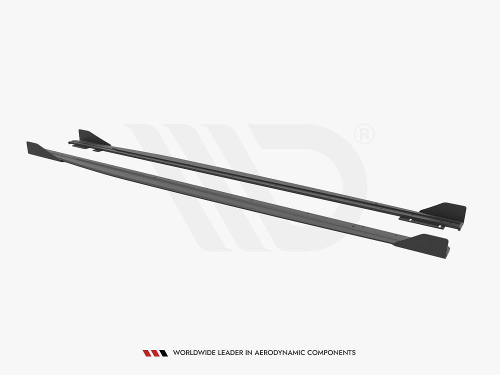 Street PRO Side Skirts Diffusers (+flaps) Audi RS3 Sportback 8Y 2020- Maxton Design