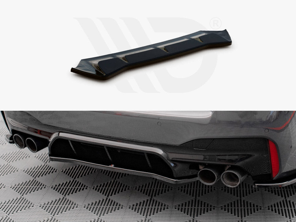 Central Rear Splitter BMW M5 F90 2017-2019 Maxton Design